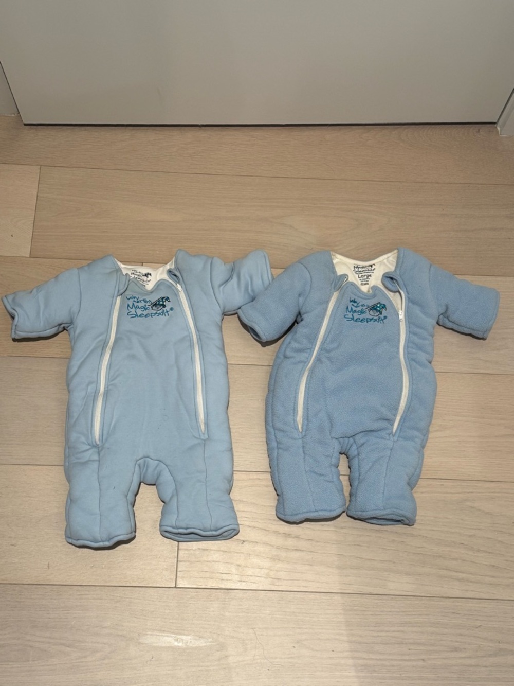 Baby Merlin's Magic Sleepsuit Large 6-9 months Blue - Qty 2